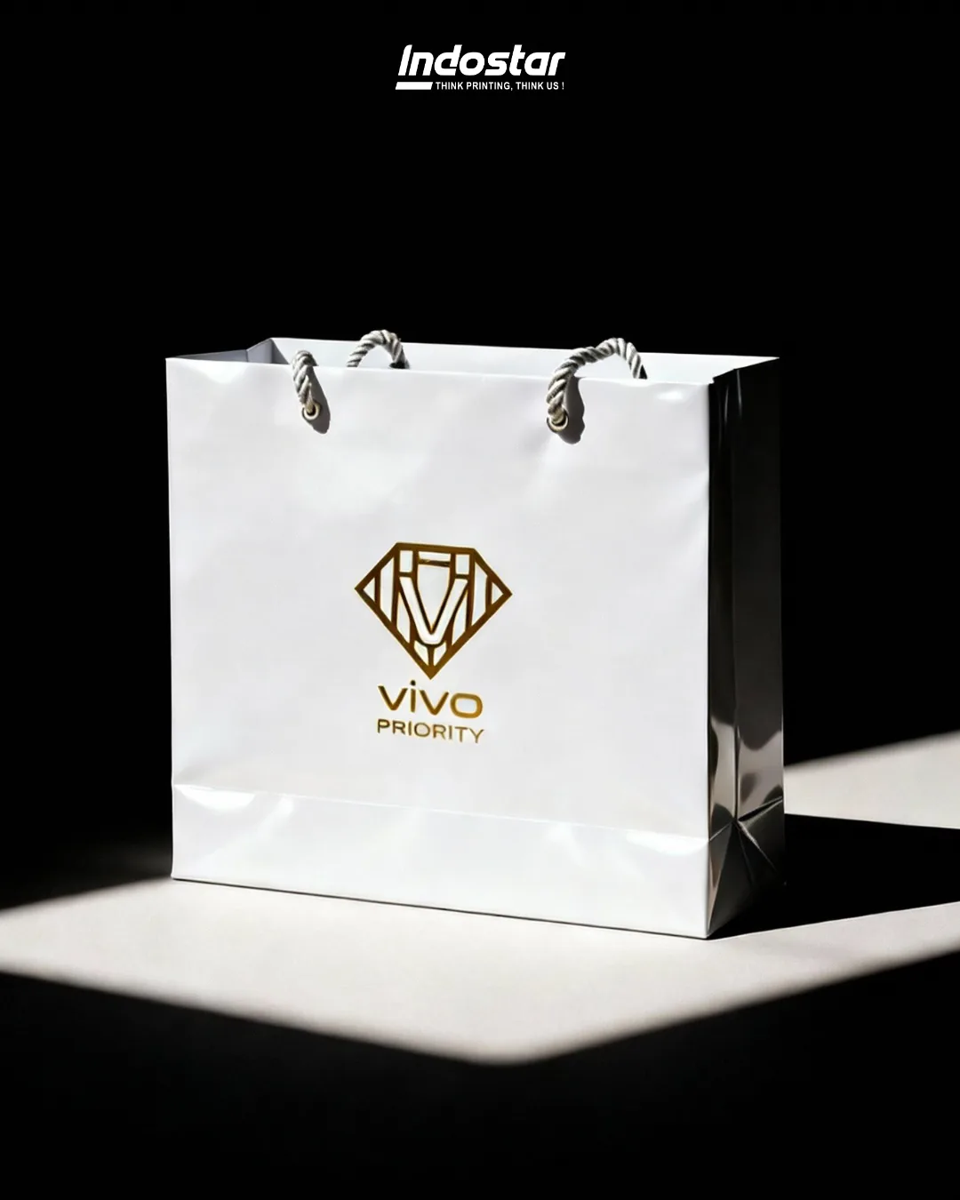 Paperbag putih Vivo Priority