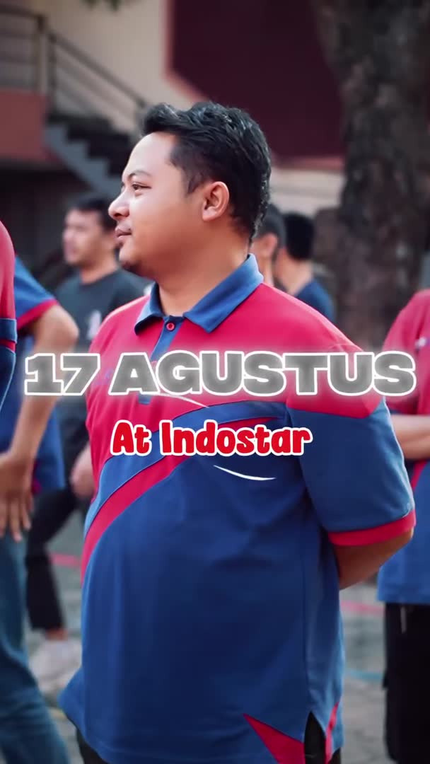 Tim Indostar merayakan HUT Kemerdekaan RI